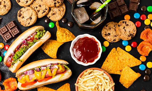 Reduza alimentos processados